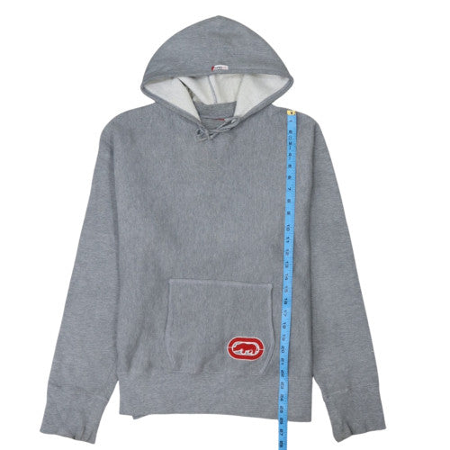 Ecko Red Men's Grey XL Pullover Hoodie Embroidered Logo