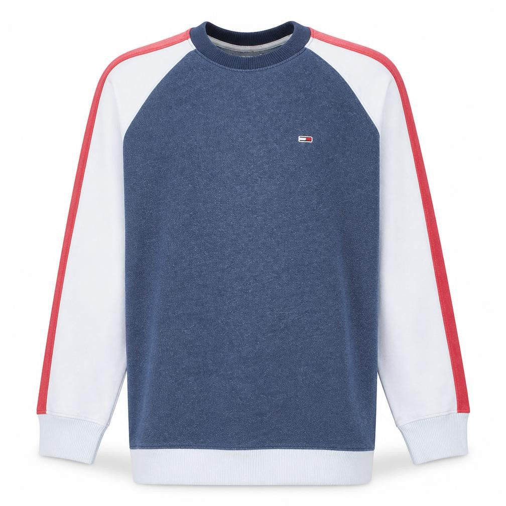 Tommy Jeans Men's Blue Crew Neck Sweatshirt Size S Regular Fit