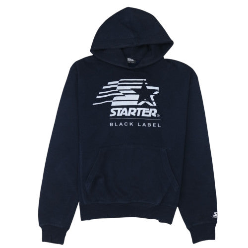 Starter Black Label Men's Blue Pullover Hoodie Size M
