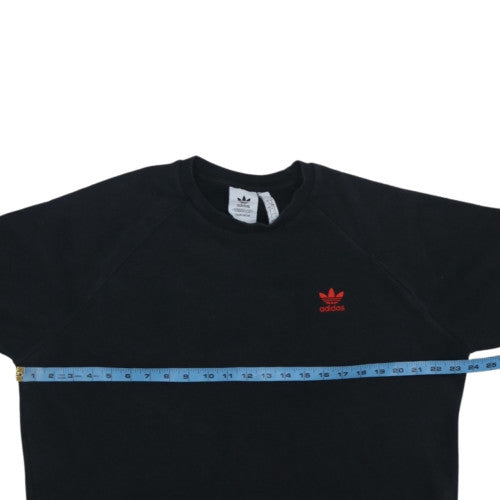 Adidas Men's Black Crew Neck 2XL Pullover Sweatshirt