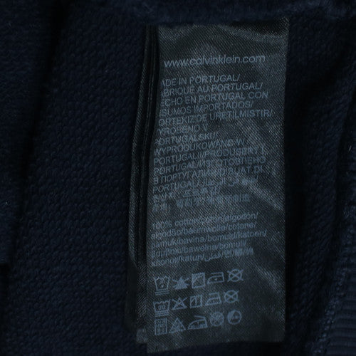 Calvin Klein Jeans Men's Blue Logo Pullover Sweatshirt Size M