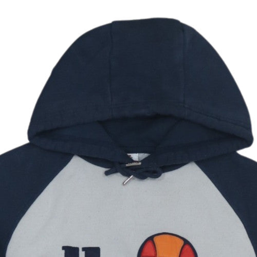 Ellesse Men’s Blue Pullover Hoodie S Regular Fit Graphic Logo