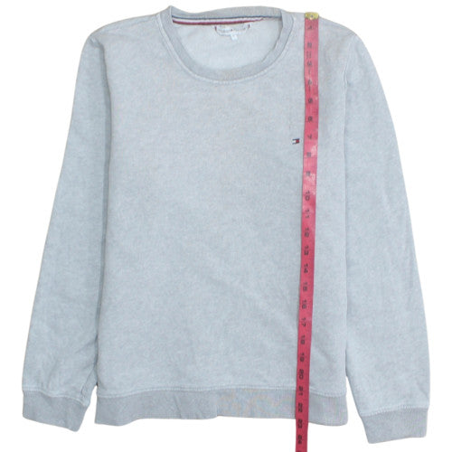 Tommy Hilfiger Men's Grey Crew Neck Pullover Sweatshirt M