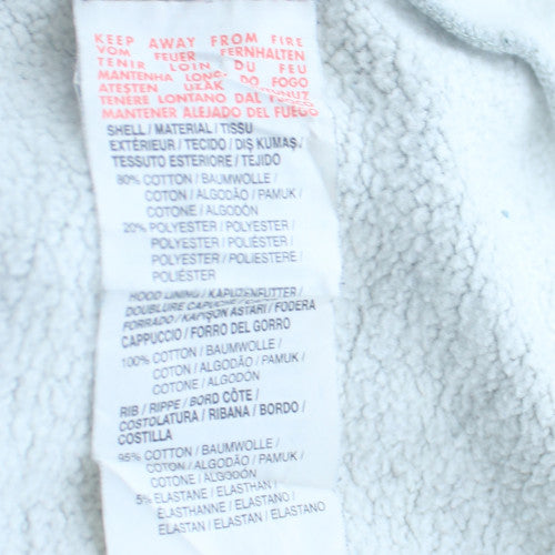 Puma Women's Grey Full Zip Hoodie XS UK 8 Cotton Blend