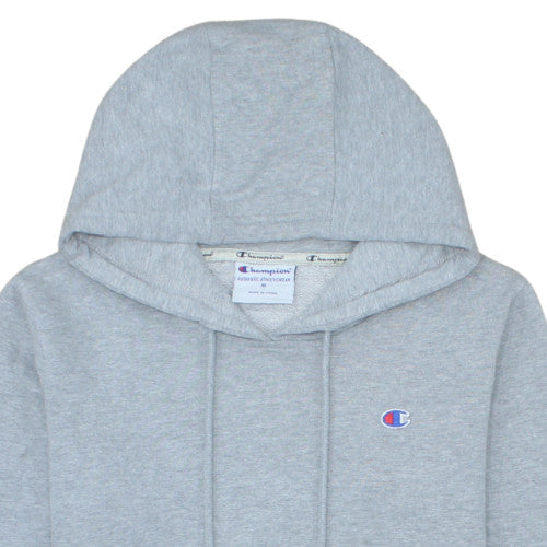 Champion Women's Grey Pullover Hoodie Medium Cotton Blend Athleticwear