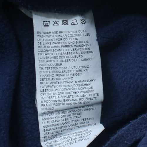Puma Men Blue Small Fleece Sweatpants Regular Fit Tapered