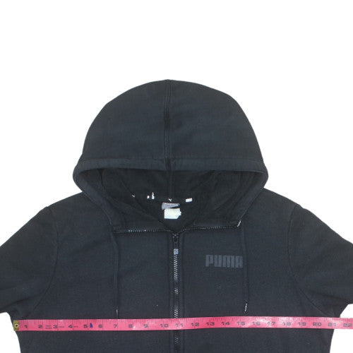 Puma Men's Black Full Zip Hoodie Size M Fleece Sportswear