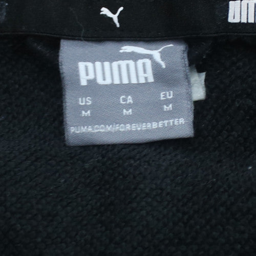Puma Men's Black Full Zip Hoodie Size M Fleece Sportswear
