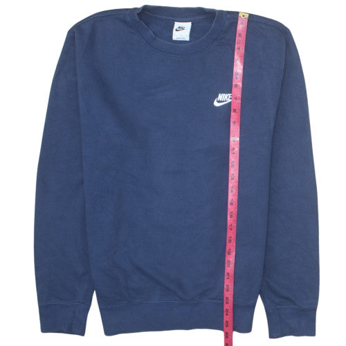 Nike Men's Blue Crew Neck Pullover Sweatshirt Size S