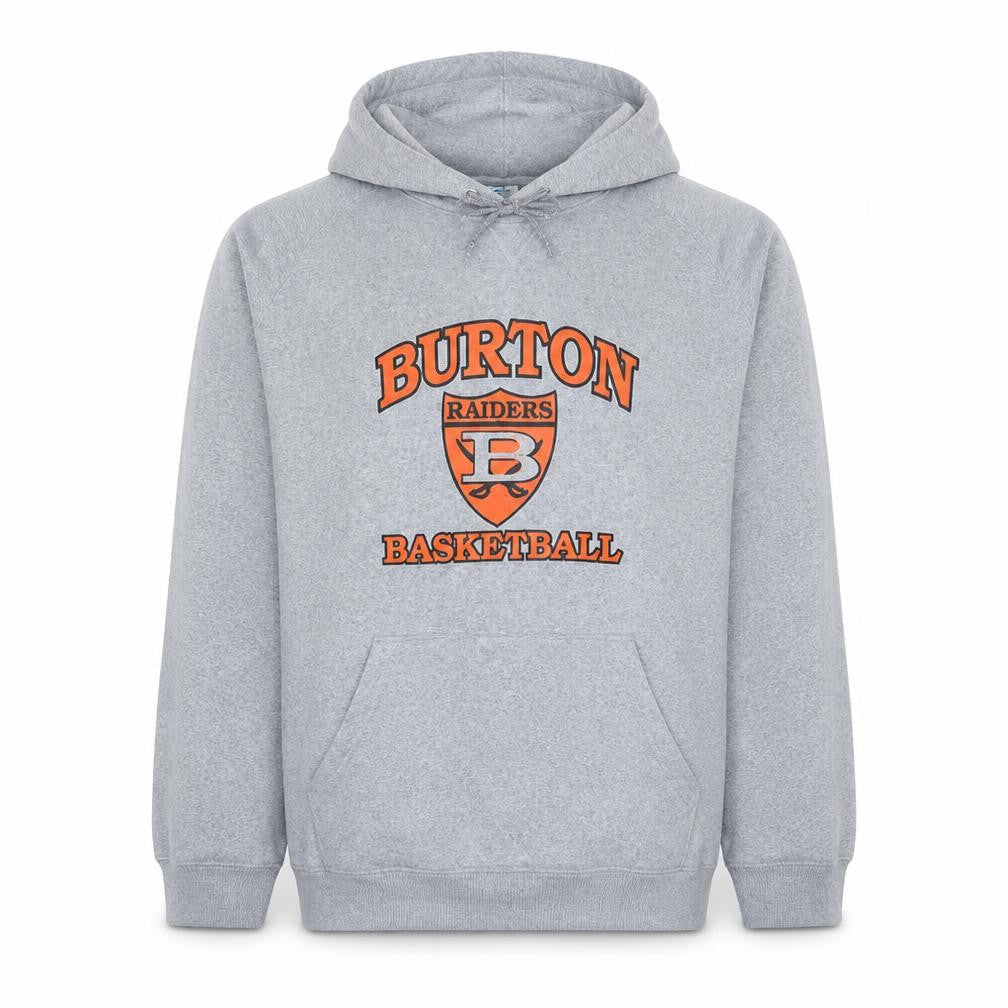 Russell Athletic Men's Grey XL Pullover Hoodie Burton Raiders Basketball