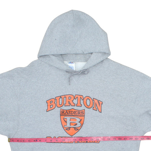Russell Athletic Men's Grey XL Pullover Hoodie Burton Raiders Basketball