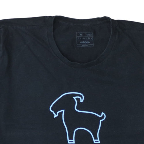 Adidas Men’s Black XL GOAT Graphic Sports T-Shirt