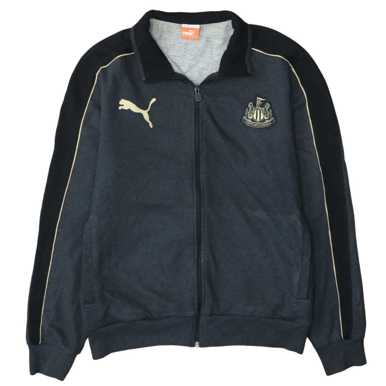 Puma Men Black Full Zip Newcastle United Sweatshirt XL