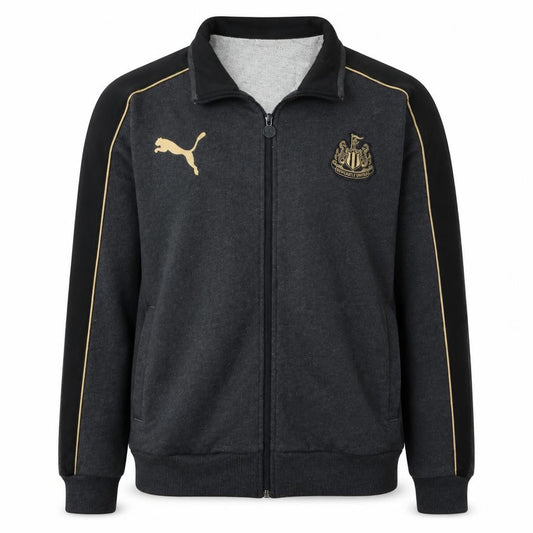 Puma Men Black Full Zip Newcastle United Sweatshirt XL