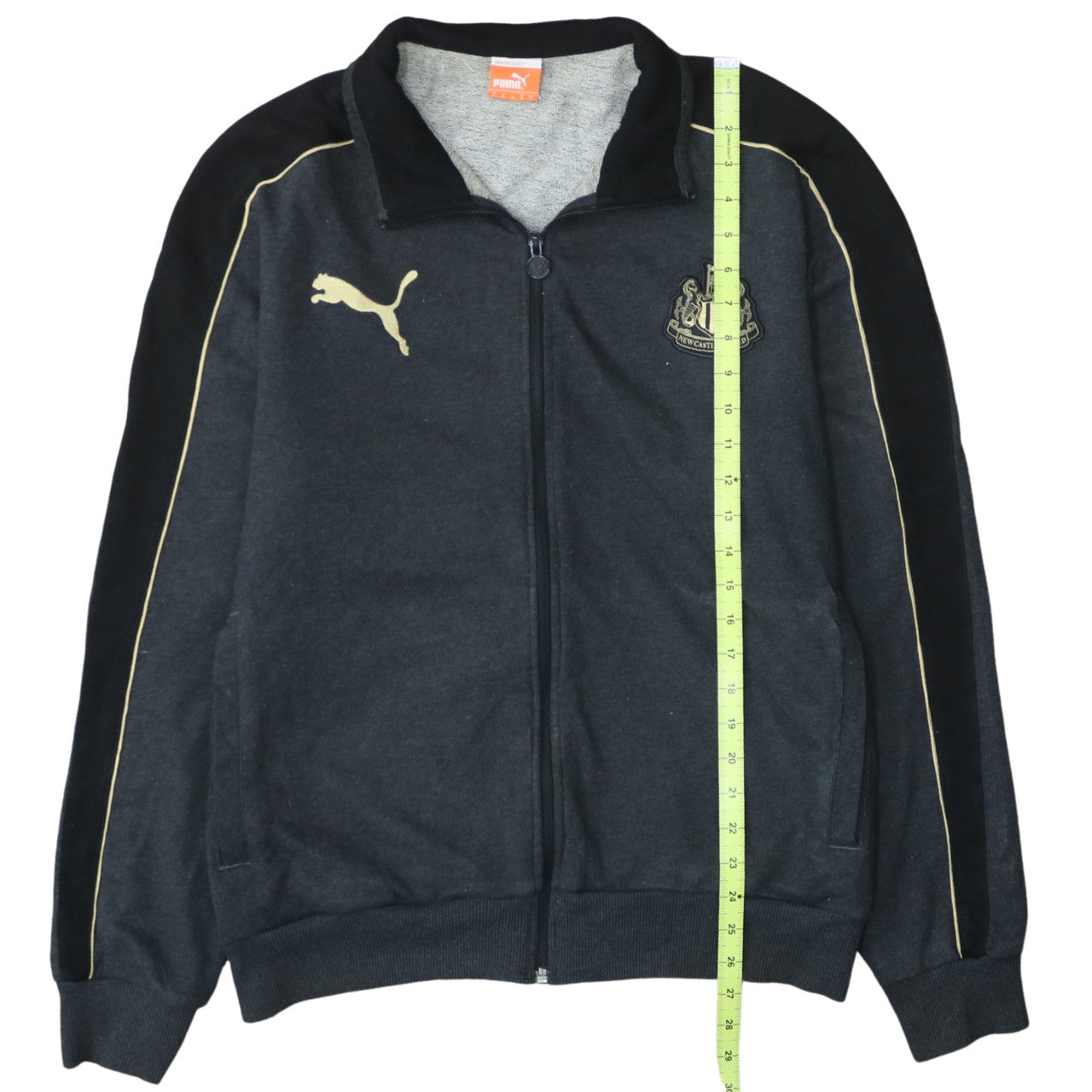Puma Men Black Full Zip Newcastle United Sweatshirt XL