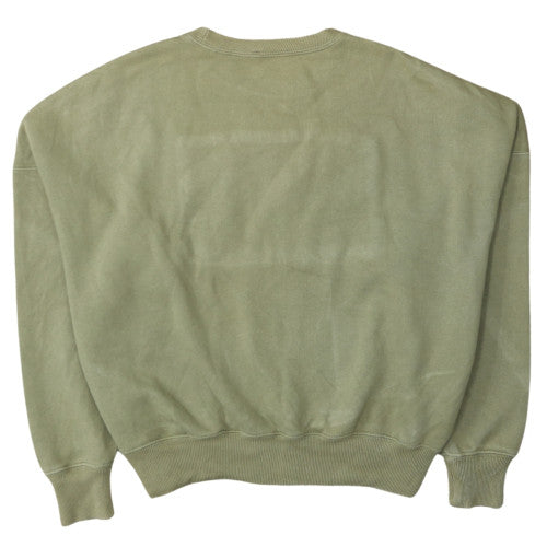 Polo Ralph Lauren Womens Khaki Green XS Pullover Sweatshirt American Flag