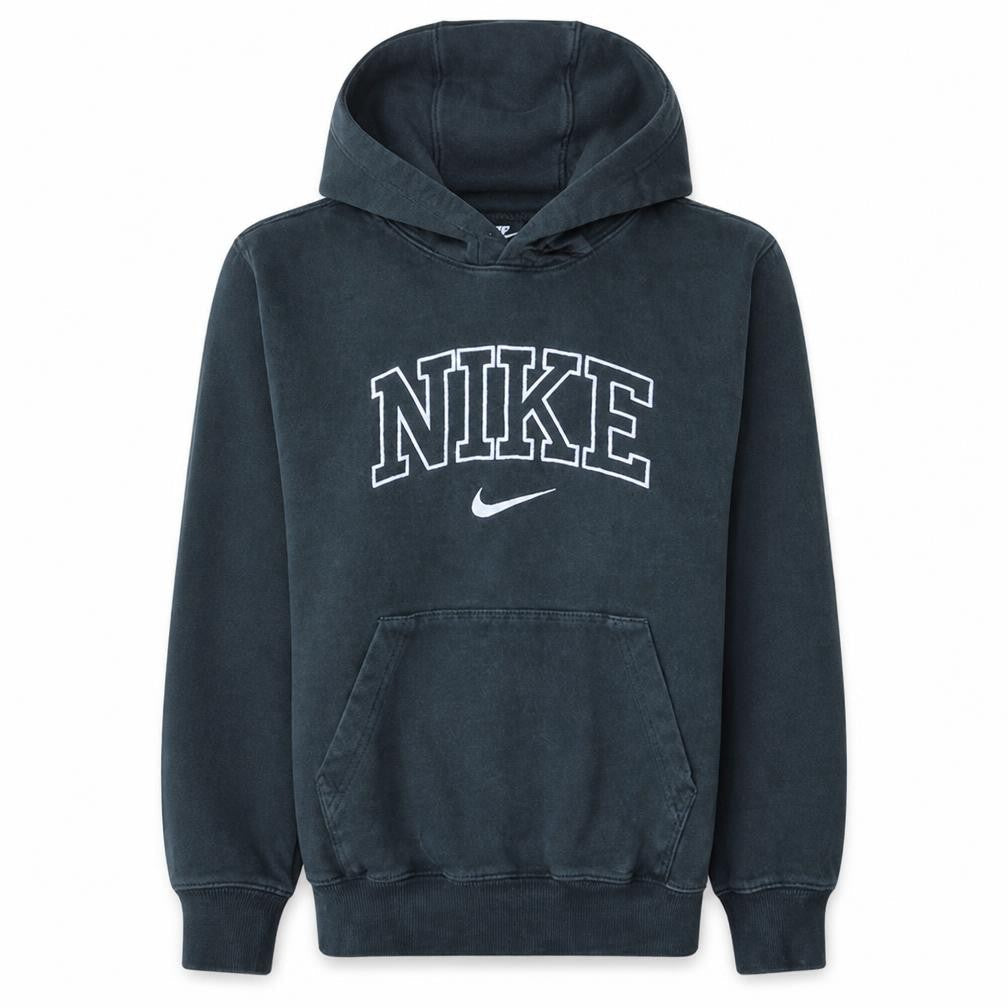Nike Womens Black XS Pullover Hoodie with Logo Detail