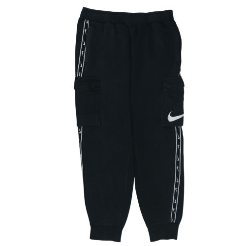 Nike Men's Black Cargo Fleece Jogger Trousers M