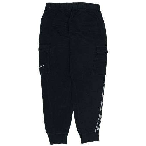 Nike Men's Black Cargo Fleece Jogger Trousers M