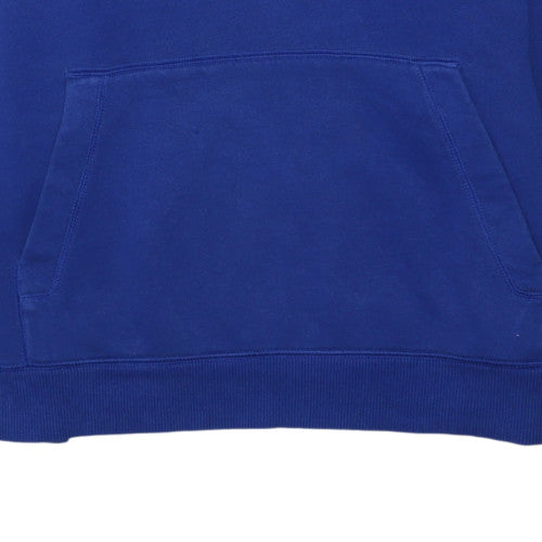 Under Armour Mens Blue Pullover Hoodie Fleece Lined Size L Sportswear