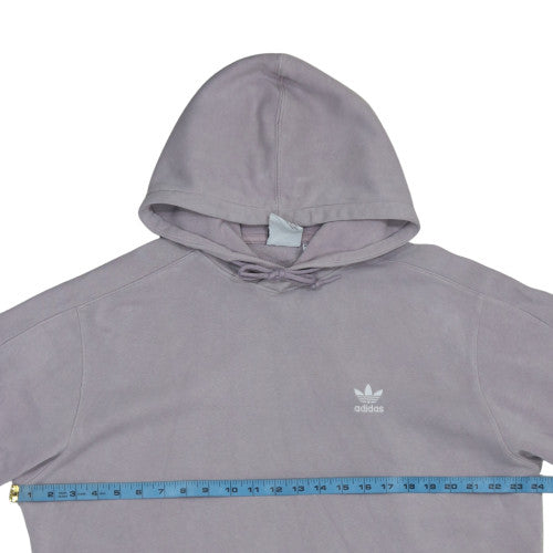 Adidas Women’s Purple Pullover Hoodie M Relaxed Fit, Hooded, Logo
