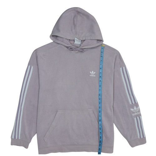 Adidas Women’s Purple Pullover Hoodie M Relaxed Fit, Hooded, Logo