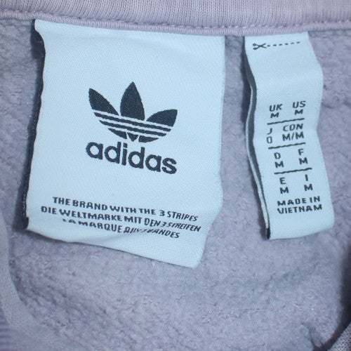 Adidas Women’s Purple Pullover Hoodie M Relaxed Fit, Hooded, Logo