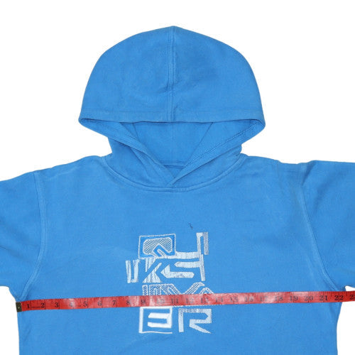 Quiksilver Boys Blue Pullover Hoodie Size 16 Cotton Blend Casual