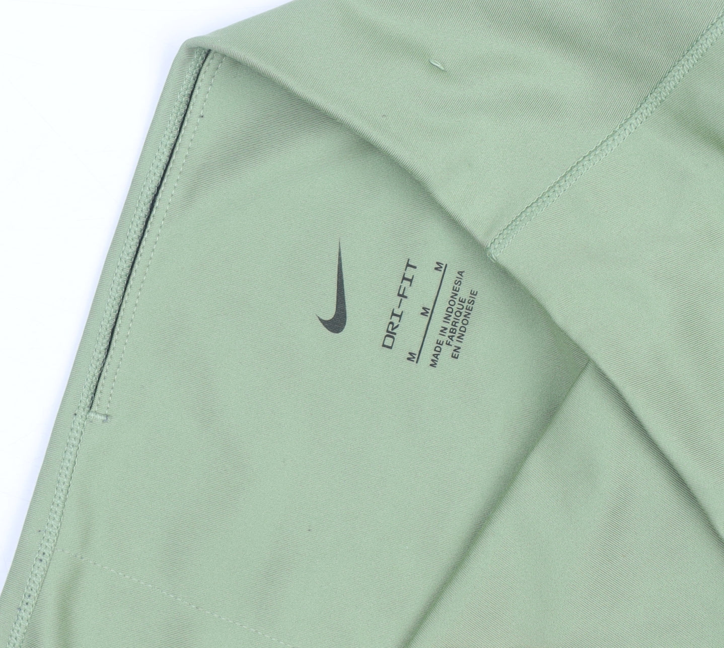 Nike Women's Green Dri-FIT Leggings Medium Moisture Wicking Activewear
