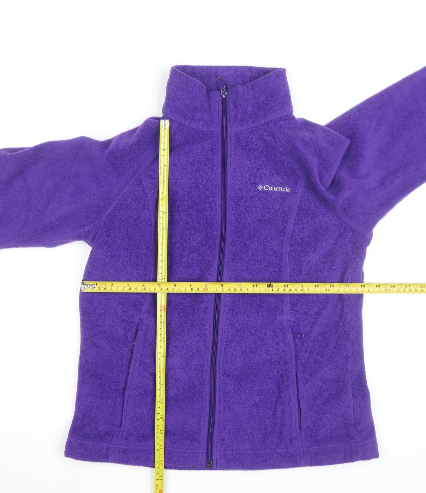 Columbia Women's Purple Fleece Full Zip Jacket Size M
