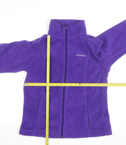 Columbia Women's Purple Fleece Full Zip Jacket Size M
