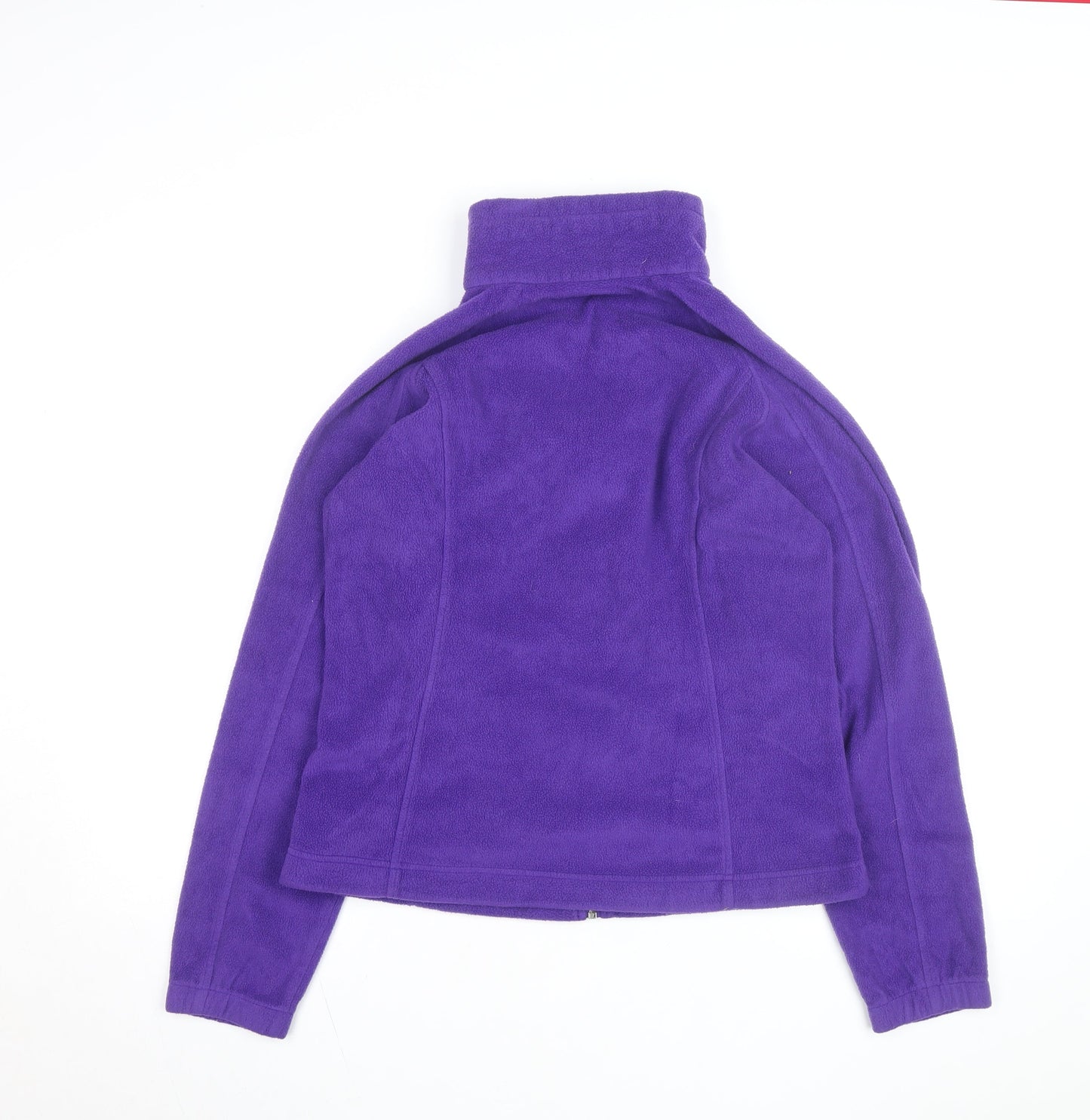 Columbia Women's Purple Fleece Full Zip Jacket Size M