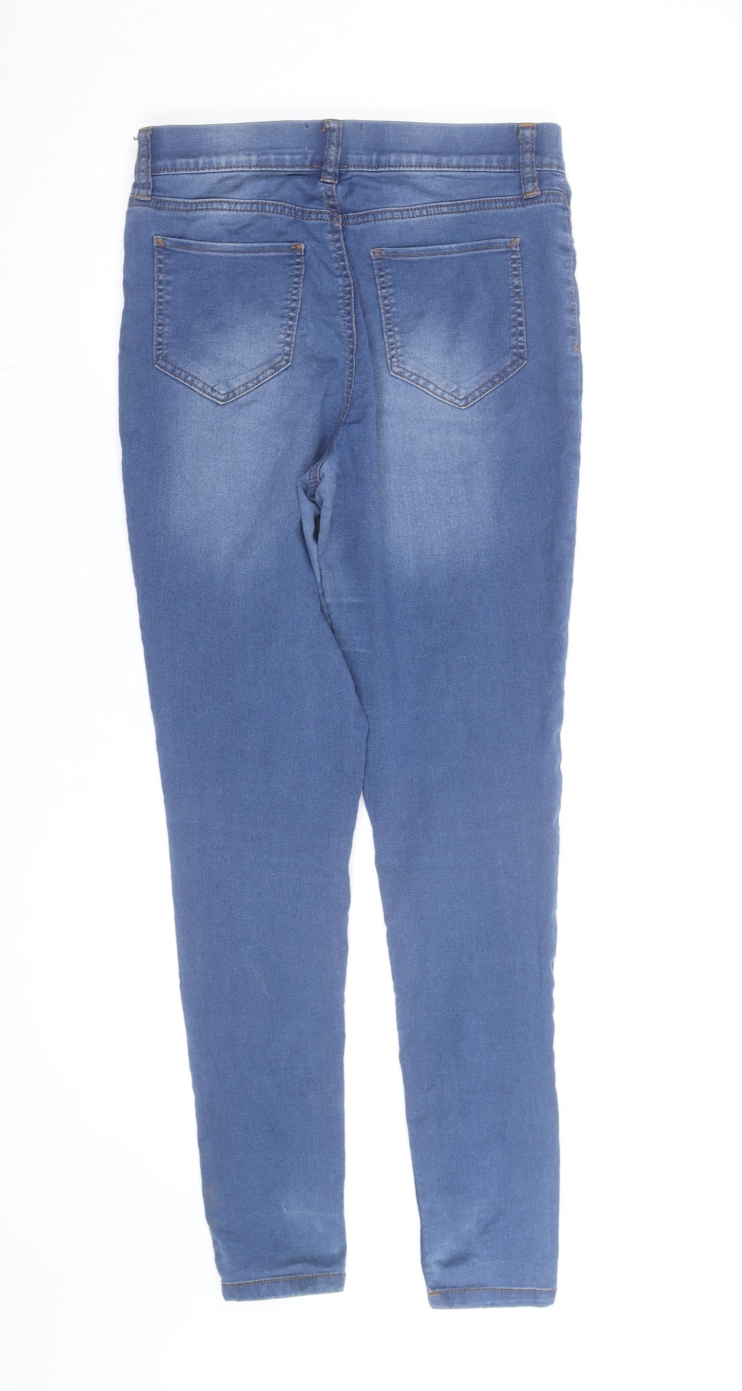 F&F Women Blue Size 14 Slim Fit Stretch Denim Jegging Jeans