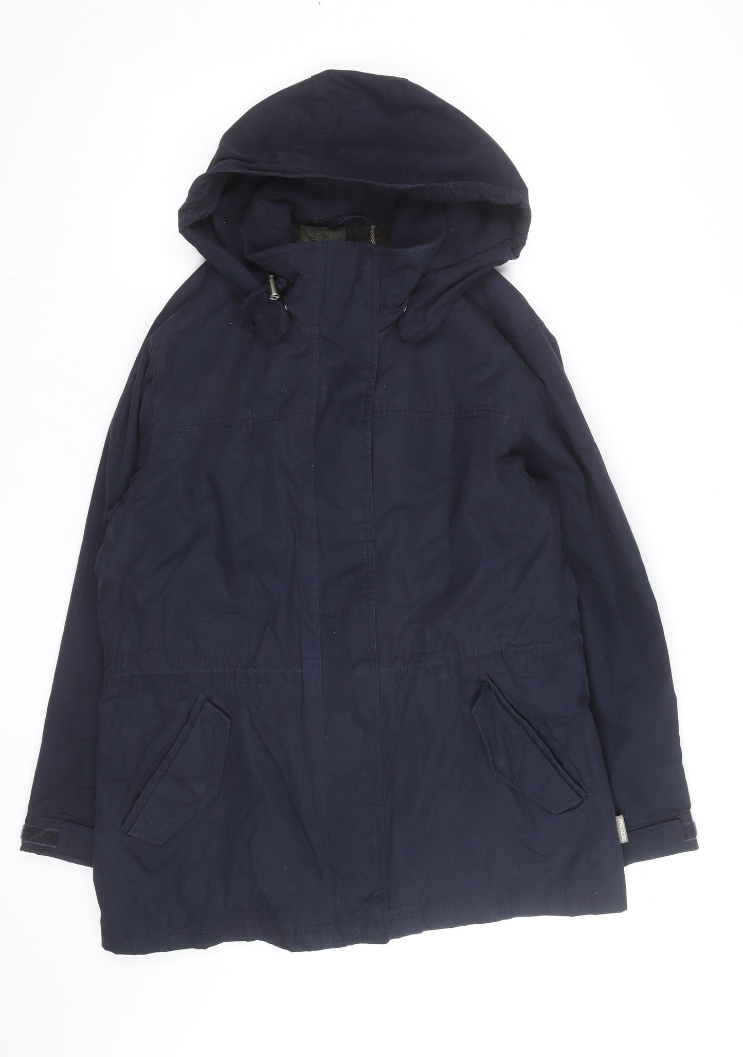 Pacific Trail Men’s Blue Hooded Parka Jacket M Waterproof Outdoor Coat
