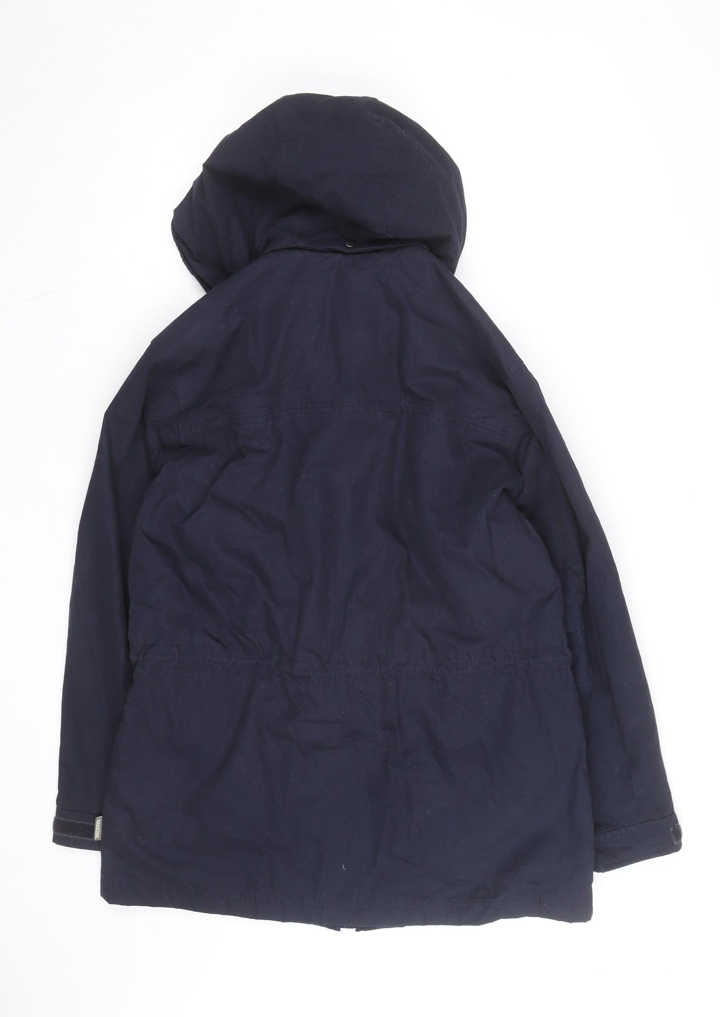Pacific Trail Men’s Blue Hooded Parka Jacket M Waterproof Outdoor Coat