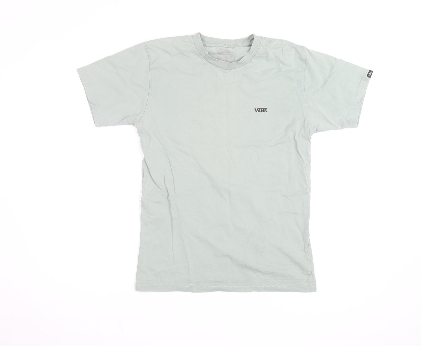 Vans Men's Grey Crew Neck Cotton T-Shirt Size M Casual Skate Style