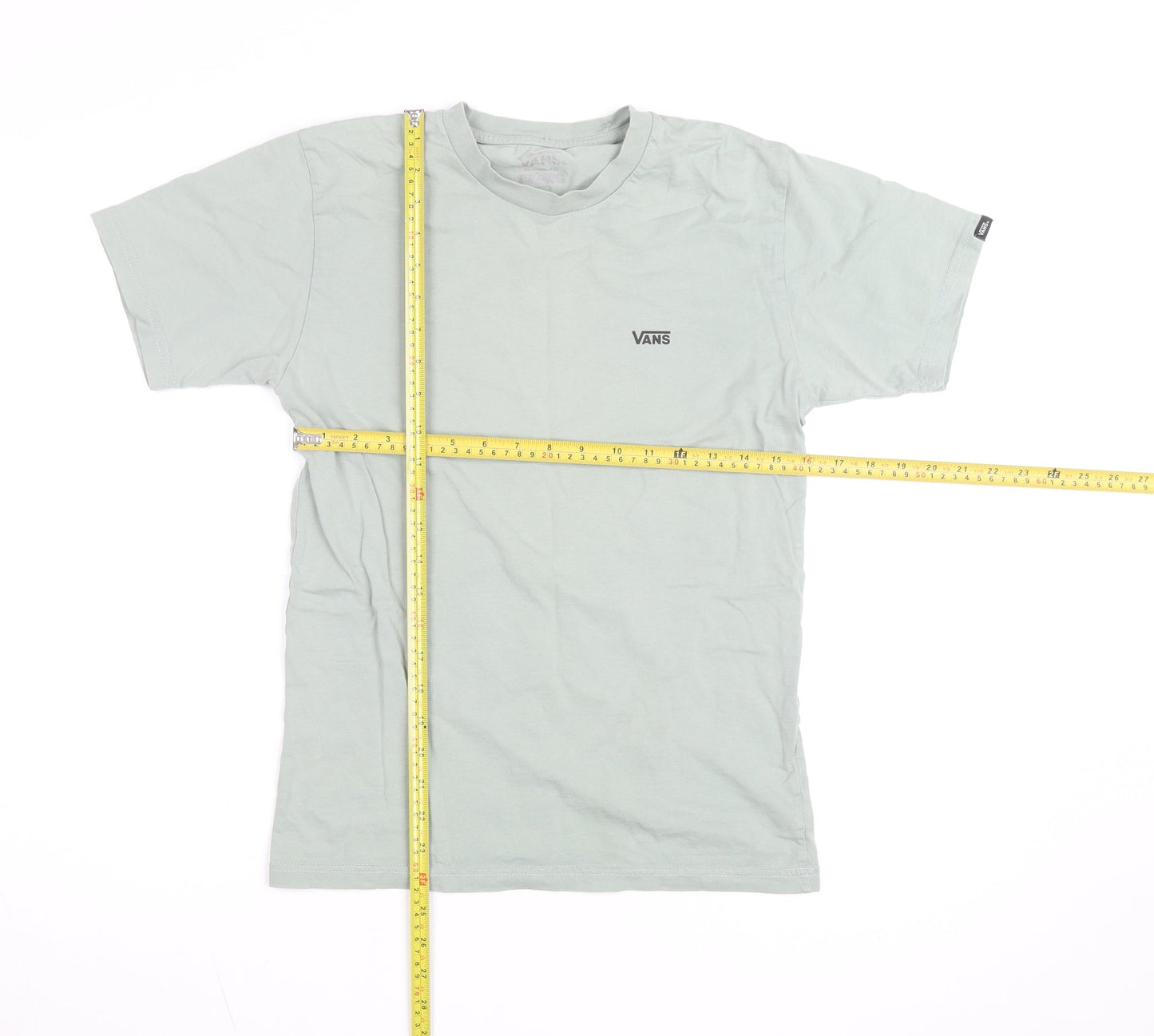 Vans Men's Grey Crew Neck Cotton T-Shirt Size M Casual Skate Style