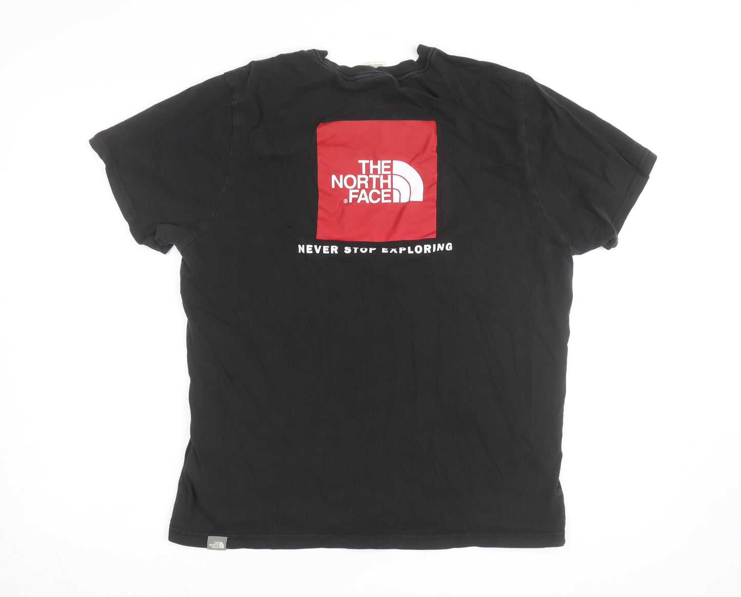 The North Face Men's Black Logo Graphic Cotton T-Shirt Size L