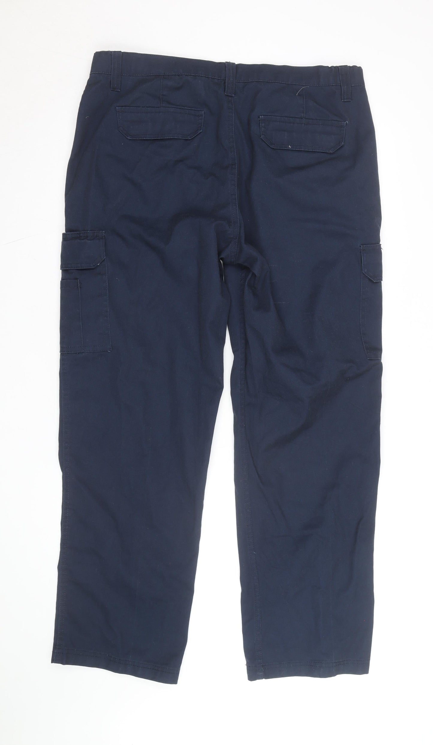 Tradesmax Pro Men's Blue Cargo Workwear Trousers 36W 32L