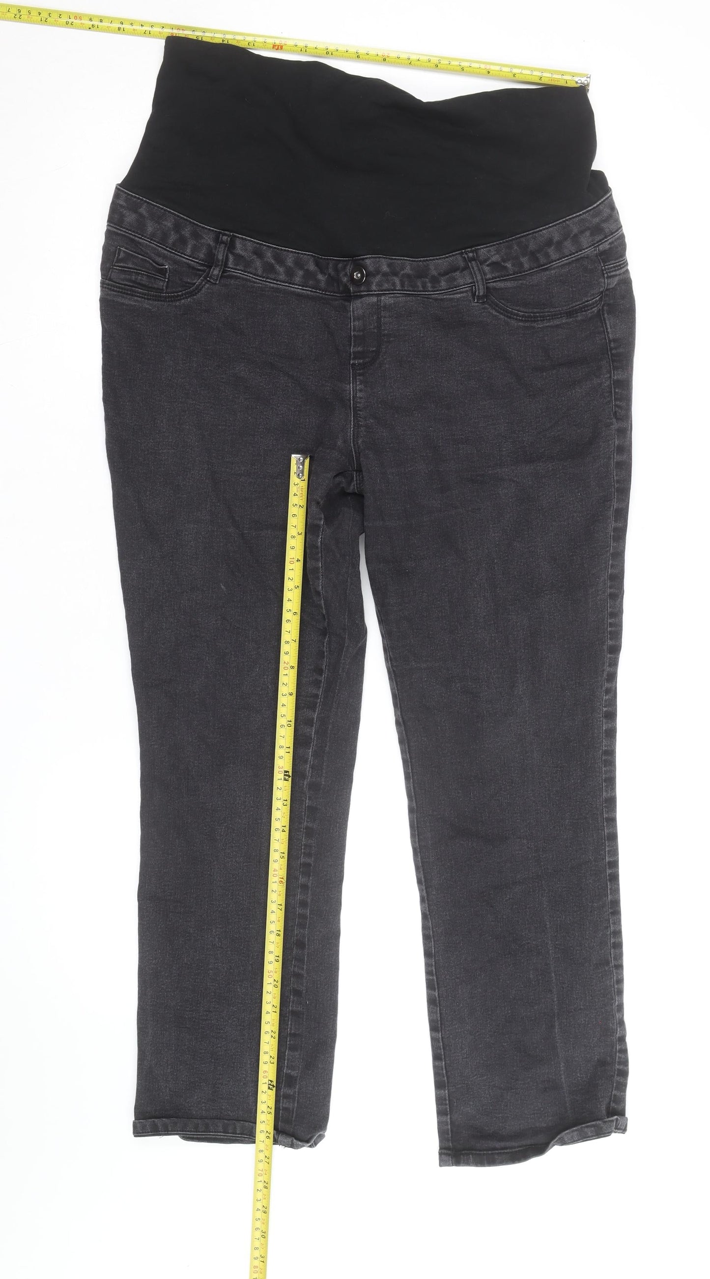 Dorothy Perkins Women’s Black Maternity Skinny Jeans Size 16