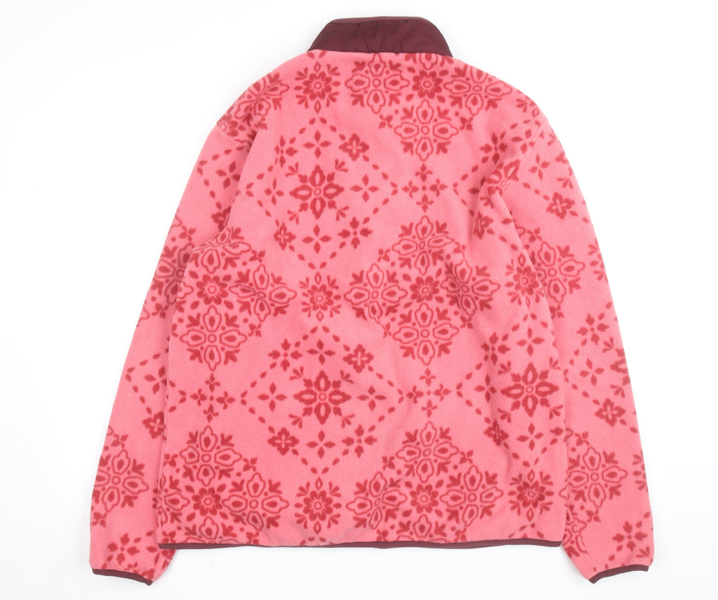 Passenger Women’s Pink Floral Fleece Jacket XL Hiking Outdoor
