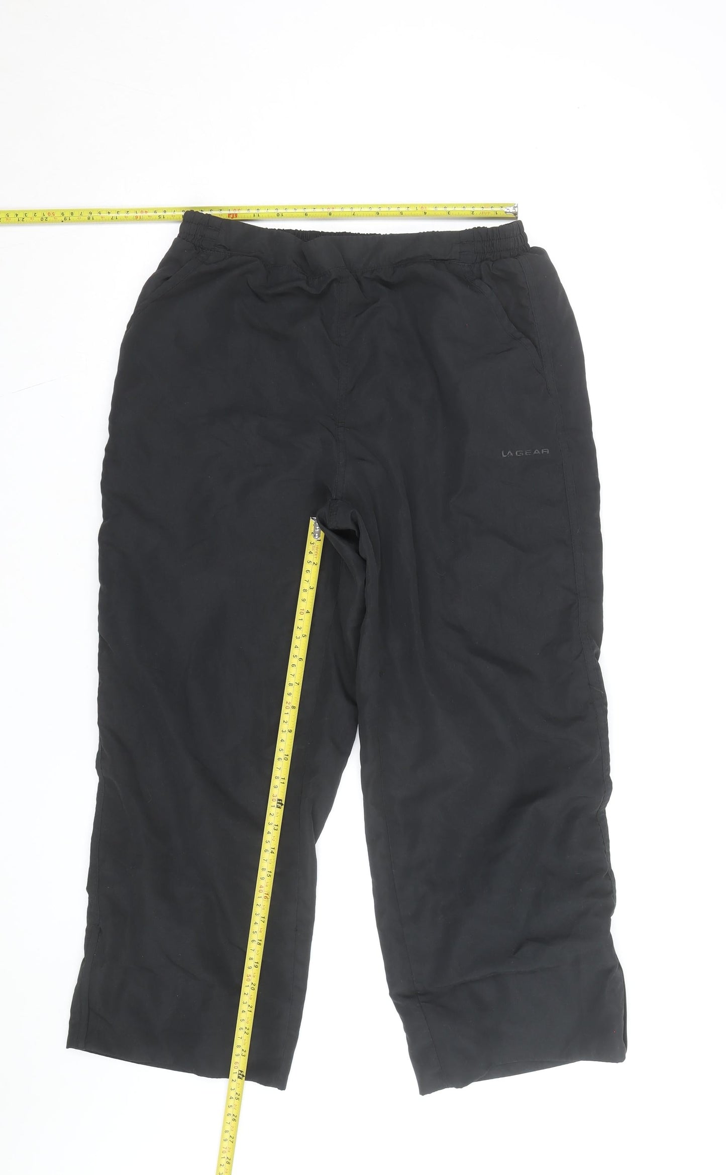 LA Gear Womens Black Size 14 Track Pants Activewear Trousers