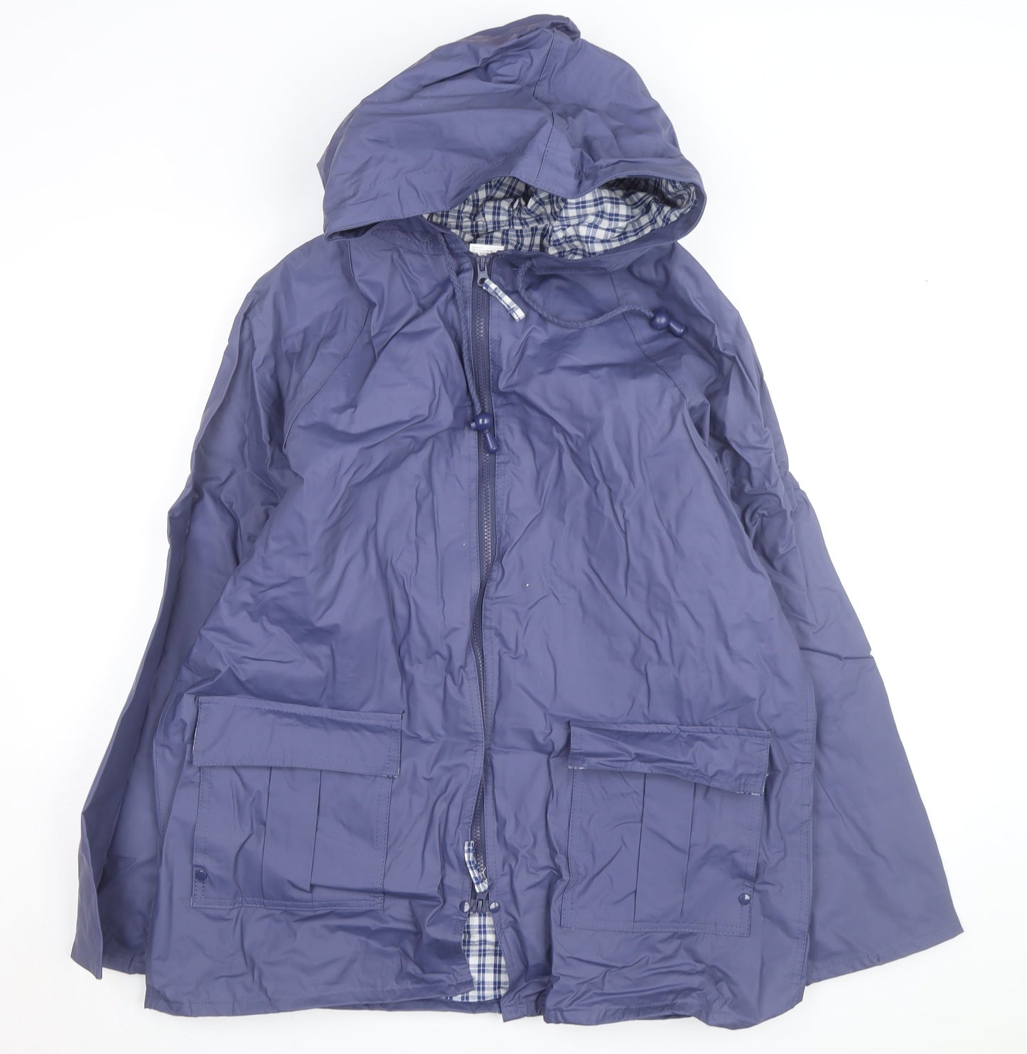Rain-Slicks Women's Blue Waterproof Rain Coat Jacket Size 18 Plus
