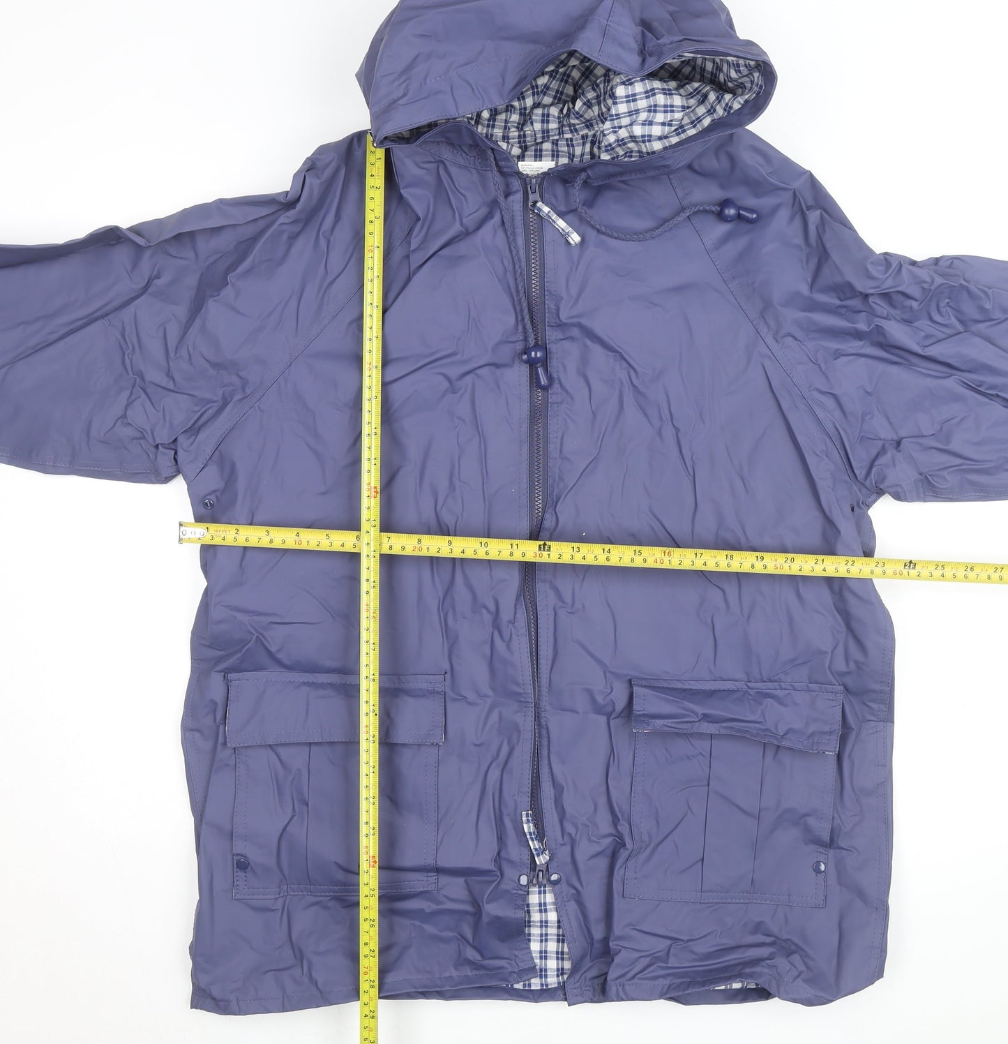 Rain-Slicks Women's Blue Waterproof Rain Coat Jacket Size 18 Plus