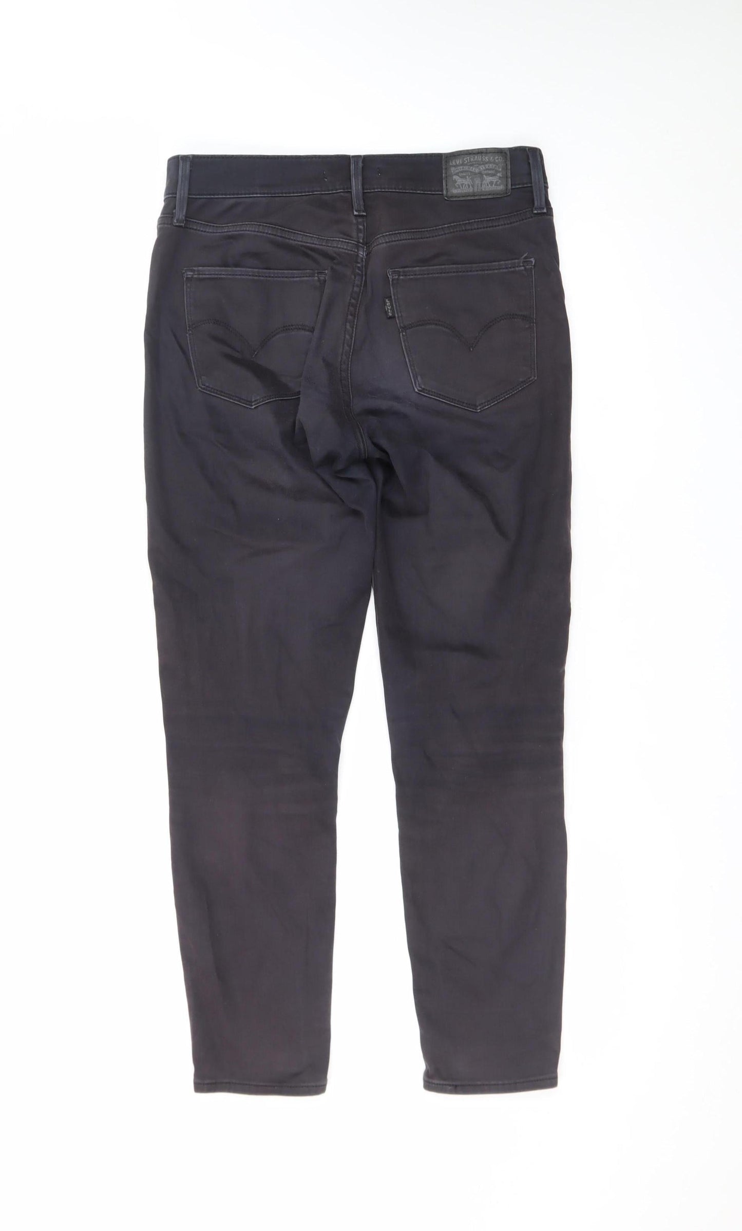 Levi's Women's Black Skinny Jeans Size 10 Slim Fit Mid Rise Denim