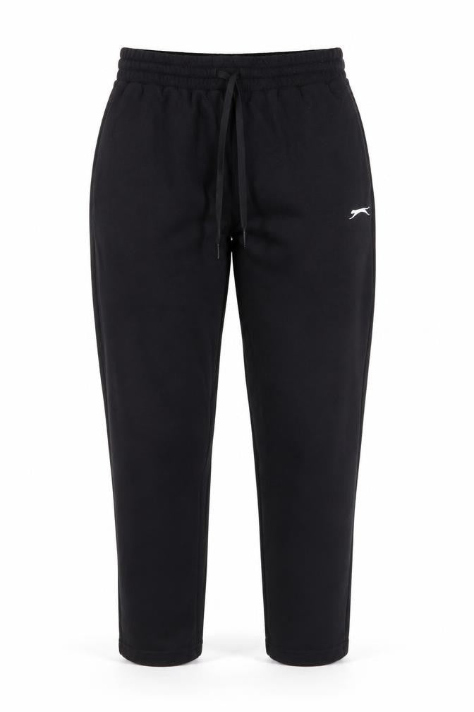 Slazenger Womens Black Jogger Trousers Size 10 Fleece Comfort Fit