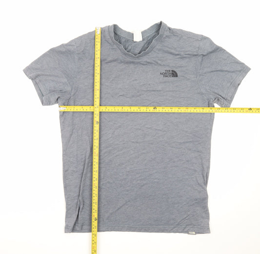 The North Face Men's Grey Short Sleeve Crew Neck T-Shirt Size M