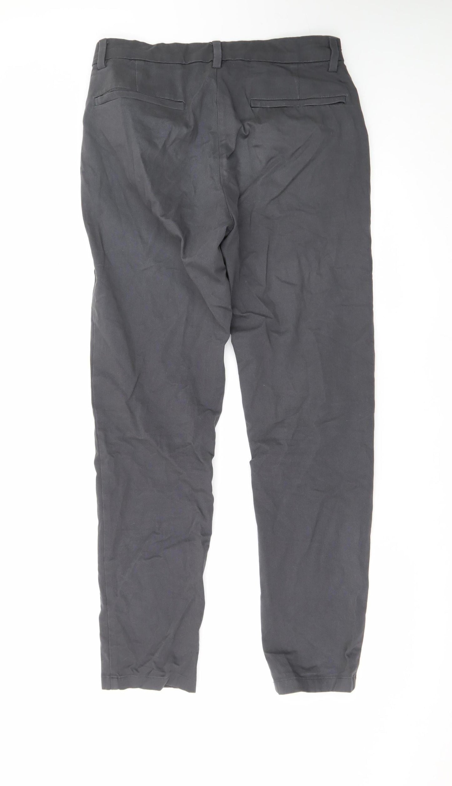 Marks and Spencer Men's Black Slim Fit Chino Trousers 30x31