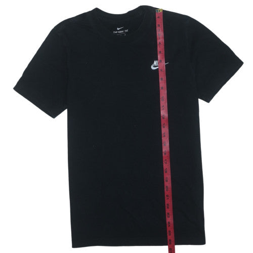 Nike Men's Black Crew Neck Short Sleeve Cotton T-Shirt Size S