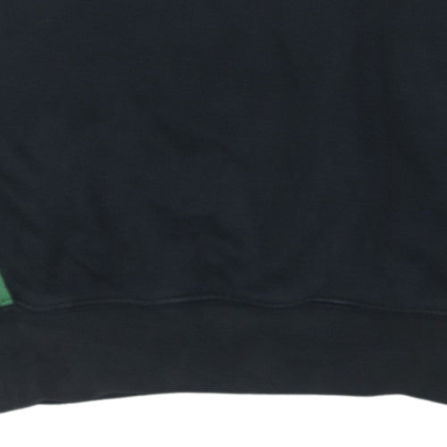 Nike Mens Black M Crew Neck Pullover Sweatshirt with Logo